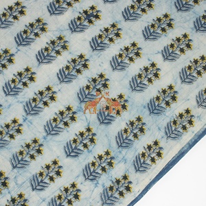 Nouveau tissu Dabu fait main 100% coton, imprimé floral, respirant, pour robes femme, tissu d'été - Product Image 3