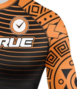 Rashguard unisexe personnalisé OEM, impression numérique, anti-UV UPF50, compression, écologique, 100% polyester, manches longues, vêtements de BJJ, équipement de MMA - Product Image 6