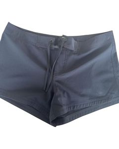 Shorts Deportivos de Cintura Alta para Mujer, Color Azul Marino, con Cordón Ajustable, Secado Rápido, para Gimnasio, Fitness, Verano - Product Image 2