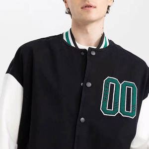 Streetwear Best Design Letterman Men's <b>Canvas</b> <b>Jackets</b> Pakistan Made OEM Custom High Quality Breathable Winter <b>Jackets</b> - Product Image 3