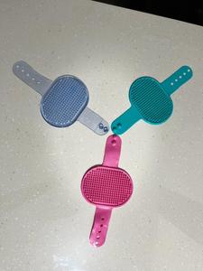 Brosse de bain pour animaux de compagnie de qualité supérieure pour chiens chats chevaux toilettage épilation outil de bain de Massage en caoutchouc souple pour tous les Types de fourrure animale - Product Image 3