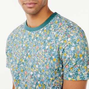 T-shirt Homme Oversize à Épaules Tombantes en Coton Lourd Personnalisé Tendance Décontracté Ample Streetwear Vente en Gros - Product Image 5