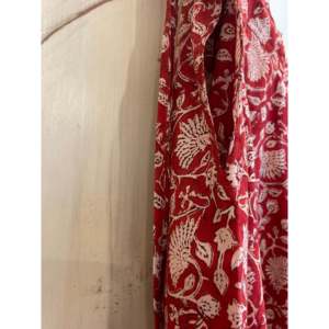 Pantalones Harem de Cintura Alta para Mujer, Diseño Floral SIENNA, Decoración con Borlas, Cintura Elástica, Transpirables, Estilo Cargo de Algodón - Product Image 4