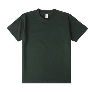 T-shirts formels en tricot de haute qualité pour hommes, 100% coton, écologiques, respirants, manches courtes, coupe ample - Product Image 2