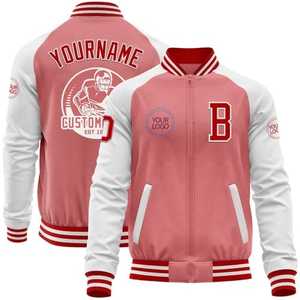Chaqueta universitaria personalizada de lana y cuero con letras de béisbol para club deportivo o ropa de calle moderna - Product Image 3