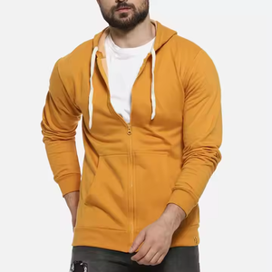 Sweat-shirts à capuche unisexes personnalisés pour la gym, 100% coton molletonné/éponge française, respirants, séchage rapide, vente en gros, sport - Product Image 1