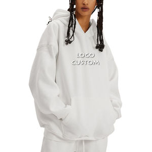 Street Vintage Loose Women's Hoodies Customized Washed Distress Plus Size Women s Hoodies Sudaderas Fleece Lady Hoodies - Product Image 2