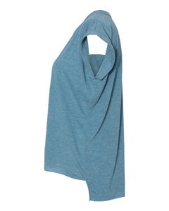 T-shirts personnalisables pour femmes T-shirt d'été extensible à rayures et teint par cravate pour les activités quotidiennes et de plein air - Product Image 3