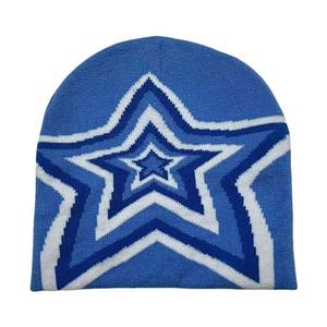 Bonnet chaud de vente chaude pour les hommes hiver femmes décontracté acrylique Jacquard Beanie personnalisé Skully Beanie Cap à vendre - Product Image 4