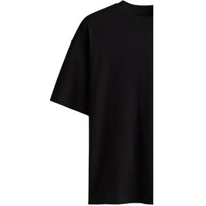 T-shirt décontracté pour homme de grande taille, logo personnalisable de haute qualité, couleur unie, 200 g/m², spandex/coton/fibre de bambou, toile - Product Image 6