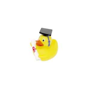 Pato de Goma de Diseño Moderno con Birrete de Licenciado y Diploma, Artículo Decorativo Adorable - Product Image 5
