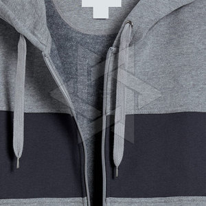 เสื้อฮู้ดมีซิปสำหรับผู้ชายเสื้อฮู้ดมีซิปผ้าคอตตอน - Product Image 6