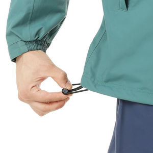 Chaqueta de lluvia con capucha personalizable para hombre decorada en diferentes colores con cierre de cremallera a la venta - Product Image 5