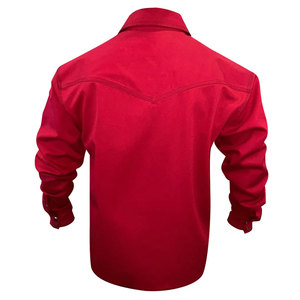 Everyday Professional Work Half-Sleeved Cotton and Nylon <b>Shirt</b> Clean Lines with Subtle Detailing Office Suitable Attire - Product Image 4