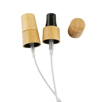 Tapas de Bambú Natural para Pulverizador 18/410 20/410 24/410, Tapas de Madera para Botellas de Plástico y Vidrio