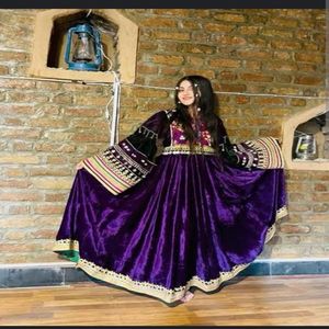 เดรสระบายอากาศแบบดั้งเดิมของผู้หญิงชุดเดรสสีฟ้าแบบ2025น้ำหนักมาก - Product Image 4