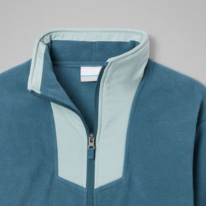 Factory Rate Boys Sweatshirt Breathable And Comfortable Material With Stand Collar Color Block Design Full Sleeves / Zip Pocket - Product Image 2