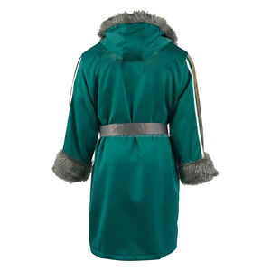 Fabricante de batas de boxeo con logotipo personalizado, proveedor de ropa de boxeo premium con capucha de satén para el ring. - Product Image 4