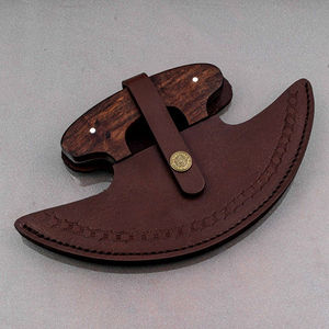 Alaskan Ulu Chef <b>Knife</b> Strong Ergonomic Wood Stainless Steel Blade-Eco-Friendly Dishwasher <b>Safe</b> Right-Handed for Home Kitchen - Product Image 4