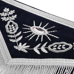Custom Masonic Master Mason <b>Apron</b> Deluxe Master Masons <b>Apron</b> Hand Made High Quality Masonic Regalia <b>Apron</b> - Product Image 3