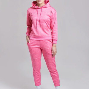 Nuevo y elegante chándal con logotipo personalizado, Tops cortos con hombros caídos, sudaderas con capucha y chándal, conjunto de 2 piezas, chándales para mujer de alta calidad - Product Image 1