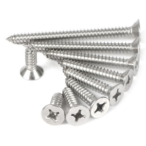Tornillo Autorroscante de Acero Inoxidable DIN 7982 con Cabeza Avellanada - Product Image 1