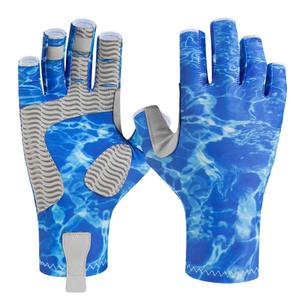 Guantes para deportes al aire libre resistentes a los arañazos, venta al por mayor, guantes de pesca de Pakistán a la venta, guantes de pesca sublimados personalizados - Product Image 3