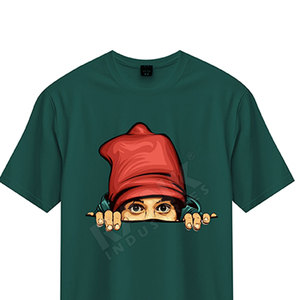 เสื้อยืดคอกลมแขนสั้นผ้าฝ้าย 100% ระบายอากาศได้ดี ทรงหลวมสำหรับผู้ชาย ยี่ห้อ RANK INDUSTRIES ขายดี พร้อมโลโก้แบบกำหนดเองได้ - Product Image 3