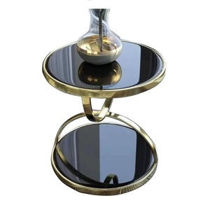 โต๊ะข้างโลหะสำหรับห้องนั่งเล่นสไตล์วินเทจทันสมัยเฟอร์นิเจอร์ภายในดีไซน์พิเศษโต๊ะโบราณสำเร็จรูปทำจากโลหะ - Product Image 2