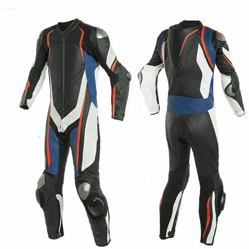 Terno de couro para motocicleta, preto/branco, preço, jaqueta para corrida + calça, completa, 2 peças, couro, motocross