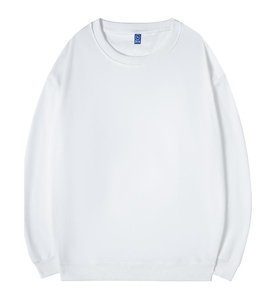 เสื้อสเวตเชิ้ตคอกลมยืดหยุ่นแบบยูนิเซ็กซ์ ผ้าฝ้าย 100% ไม่หด ทอแบบถัก ซับในแบบไม่ขัดผิว ด้านหลังแบบถักเป็นห่วง  สีพื้น สำหรับฤดูหนาว - Product Image 4