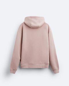 Sudadera con Capucha Térmica de Invierno para Hombre, con Logotipo Personalizado Bordado, Resistente al Viento, 100% Algodón, Estilo Francés Casual Vintage, Talla Grande - Product Image 5
