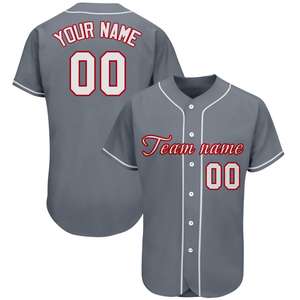 Custom Heat <b>Transfer</b> Stitched Baseball Jersey Sublimated <b>Embroidery</b> Softball Jerseys Cheap Discount Softball Uniforms - Product Image 1