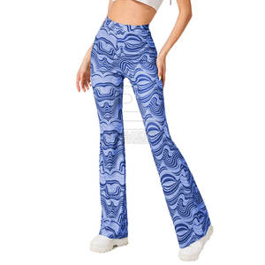 Vêtements décontractés à la mode femmes pantalons évasés Slim Fit femmes pantalons évasés femmes confortables pantalons évasés - Product Image 1