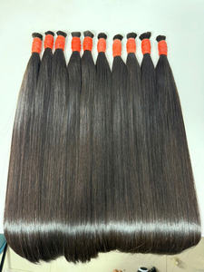 Usine en gros! Cheveux humains 100% vierges vietnamiens bruts super doublement étirés, en vrac, prix abordable et d'excellente qualité - Product Image 3