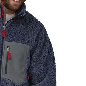 Chaqueta polar de nuevo estilo Polar para hombre hecha a medida de alta calidad, chaqueta de poliéster, chaquetas polares para ropa de hombre con cremallera - Product Image 4