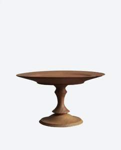 OUTDOOR Haute Qualité Vente Chaude Acacia En Bois Haut Pied Rond Plateau En Bois Gâteau Stand pour Servir Gâteaux et Fruits - Product Image 5