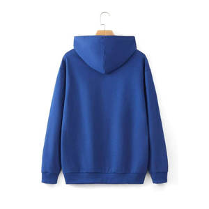 Fait sur mesure hommes pulls à capuche meilleures ventes couleur bleu uni hiver chaud en plein air vêtements décontractés hommes pullover à capuche - Product Image 2