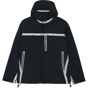 Custom <b>Men's</b> Waterproof <b>Reflective</b> Windbreaker <b>Jacket</b> Hooded Lightweight Outdoor Hiking Tactical Sportswear Techwear Rain Coat - Product Image 1
