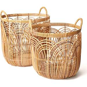 ตะกร้าหวายสำหรับเก็บของเล่นสำหรับเด็กงานสานมือหลากสีตะกร้าหวายงานสานทำมือในเวียดนาม - Product Image 5