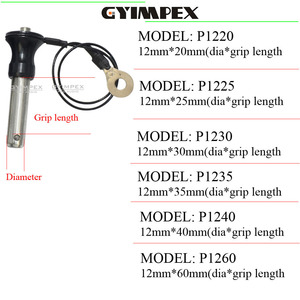 Hotsale อากาศยานปรับแต่งขนาดเส้นผ่าศูนย์กลาง12มม.,หมุดล็อกเพื่อความปลอดภัยแบบบอลปลดได้อย่างรวดเร็วทำจากสเตนเลส304ยุโรปอเมริกัน - Product Image 2