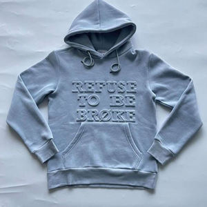 Sudadera con capucha unisex con diamantes de imitación, Sudadera con capucha de gran tamaño y peso pesado con logotipo personalizado, Sudadera con capucha de algodón personalizada para hombre - Product Image 2