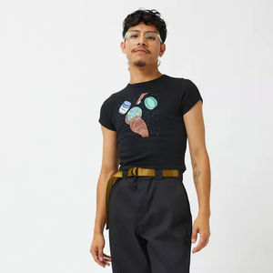 Camisetas de Alta Calidad para Hombre, 100% Algodón, Cuello Redondo, Manga Corta, Talla Grande, Tejido Peinado, Anti-Pilling, Corte Holgado - Product Image 2