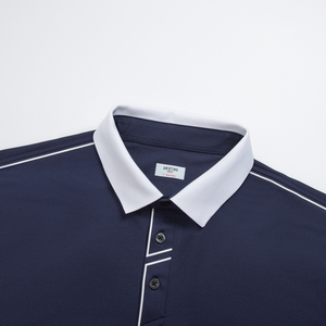 Aristino Golf APSG08AS1 violet hommes pour chemise drap Smart décontracté solide motif en gros Top produit à prix chaud vente - Product Image 3