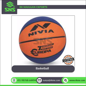 Bonne adhérence Nylon plaie vessie en caoutchouc moulé 8 panneaux Design Basketball SNS EUROPA JUNIOR pour jeu récréatif occasionnel - Product Image 3