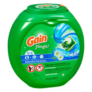Lessives en dosettes de qualité supérieure Gain, jetables, écologiques, concentrées, liquides, emballage scellé, directement de l'usine - Product Image 1