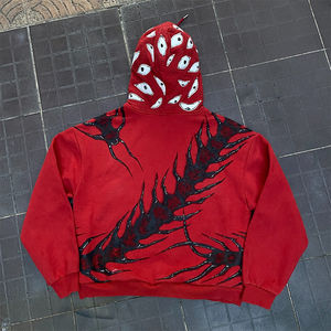 Sudadera con Capucha de Invierno para Hombre, Diseño Personalizado con Pedrería, Felpa Ecológica, Corte Regular, Anti-Pilling - Product Image 3