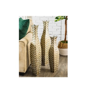 Vase à fleurs électroplaqué, fournitures en vrac, jardinière de qualité Standard, Design parfait pour le salon et le mariage, Vases créatifs - Product Image 2