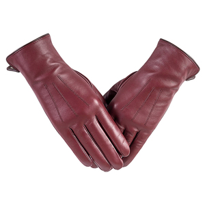 Meilleurs gants de mode en cuir de qualité supérieure Produit respirant Gants de mode en cuir ultra doux au toucher pour le tarif de gros des femmes - Product Image 2