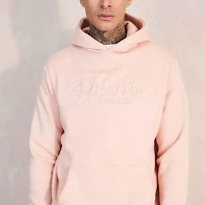 เสื้อฮู้ดผู้ชายลายนูนแขนยาวผ้าฝ้ายผสม100% - Product Image 3